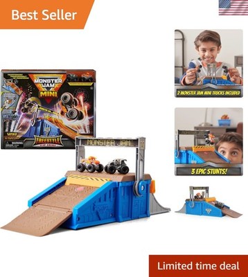 Mini Freestyle Flip Arena Playset - Includes El Toro Loco and Max-D Trucks
