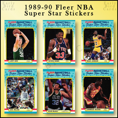 Patrick Ewing #5 1988 Fleer Sticker card