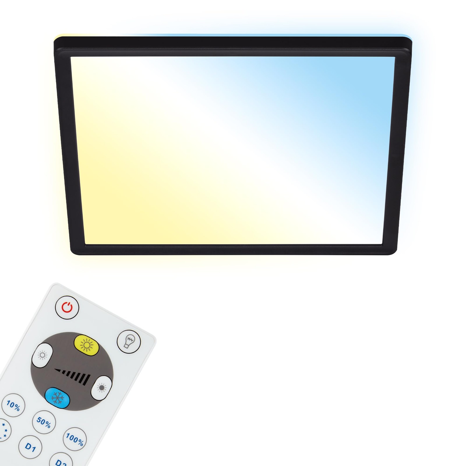 Panneau LED de plafond blanc réglable pour un éclairage de salon moderne