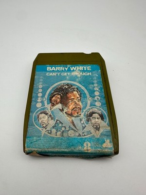 Barry White, can't get enough, 1974, 8 Spur Kassette, 8-track tape