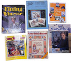 Lot of 6 Vintage Craft, Sewing,Cross Stitch& Needlework Books,Nancy Zieman& more — photo 1