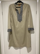 Tory Burch Kaftan Dress, Beige, Size L