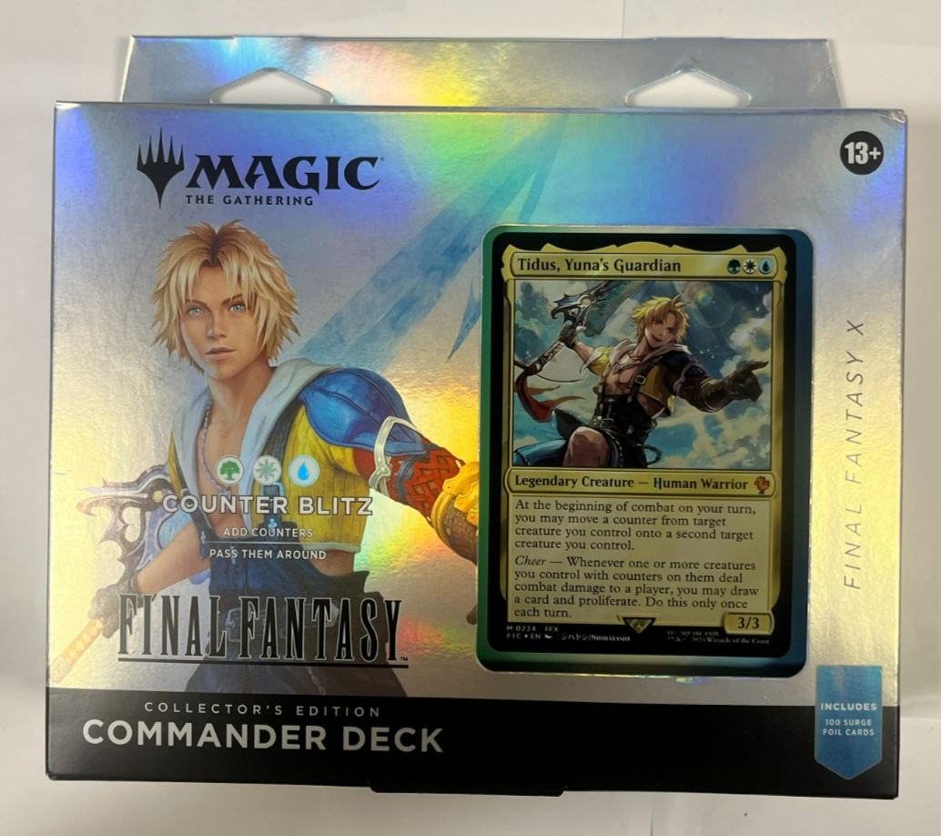 Magic The Gathering Final Fantasy Counter Blitz Collectors Commander Deck Sealed | eBay Magic The Gathering Final Fantasy Counter Blitz Collectors Commander Deck Sealed | eBay