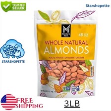 Member's Mark Natural Whole Almonds, 3 lbs.