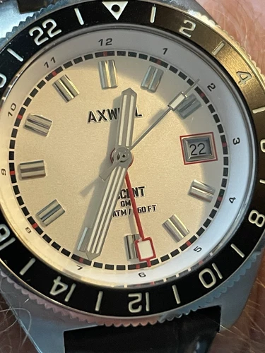 🌍 Axwell Swiss GMT – Dual Time Luxury Precision 🌍