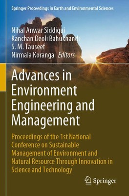 Advances in Environment Engineering and Management Nihal Anwar Siddiqui (u. a.)