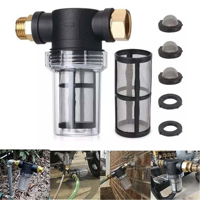 #ad Garden Hose Inlet Filter Inline Water Pressure Washer Sediment Filter US #D7P8 $11.99