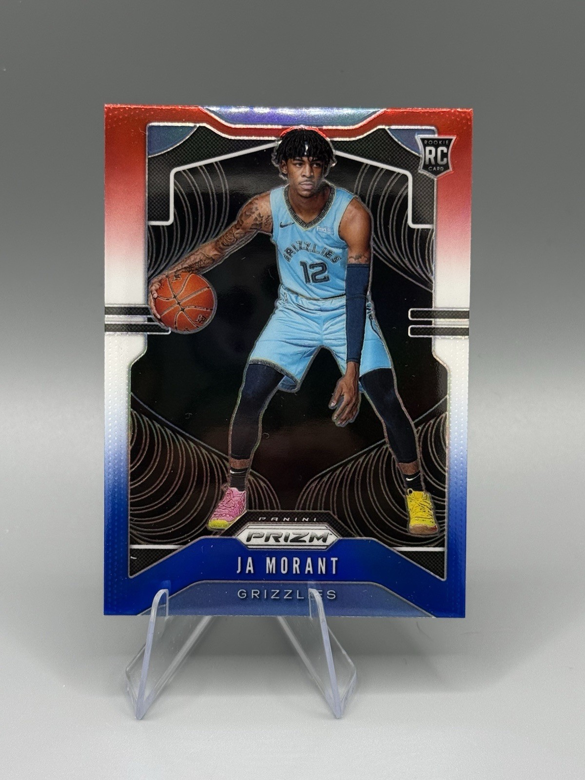 2019-20 Panini Prizm - Rookie Ja Morant #249 Red White & Blue Prizm (RC)