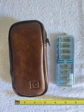 vintage kodak camera case, flashbulbs, flip flash II, untested,