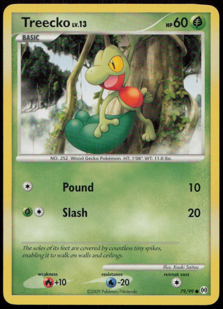 Treecko 79/99 LP Arceus Common Pokemon