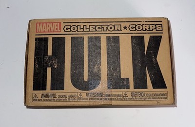 Funko Pop Marvel Collector Corps Hulk Box Brand New Exclusive
