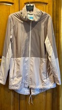 Womens Columbia Sportswear TwoTone Pink Thin Windbreaker Jacket Size L