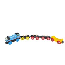 Vintage Thomas the Tank Engine Wooden Railways Train Bundle 5pc Edward Cars