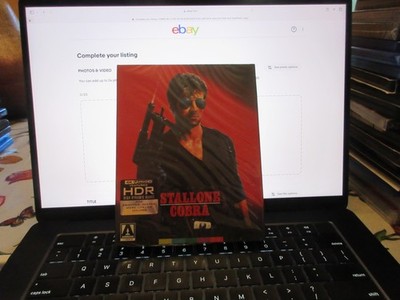 COBRA  4K ULTRA HD W/ SLIPCOVER  STALLONE  NEW (SEALED)
