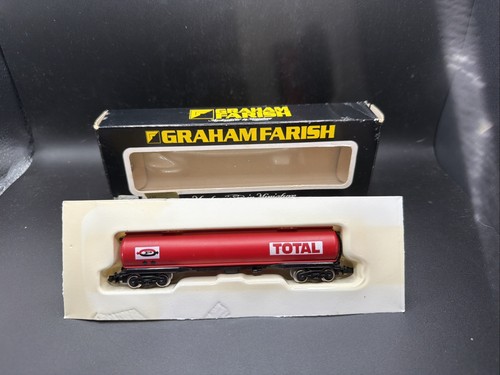 GRAHAM FARISH 3706 CALIBRE N - VAGÓN CISTERNA BOGIE DE 100 TONELADAS 'TOTAL' - ROJO T.22 | Zustand: Used