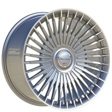 Giovanna Wheels Tulum 22x922x10.5 Gloss Silver Machined Tips 4pcs B2