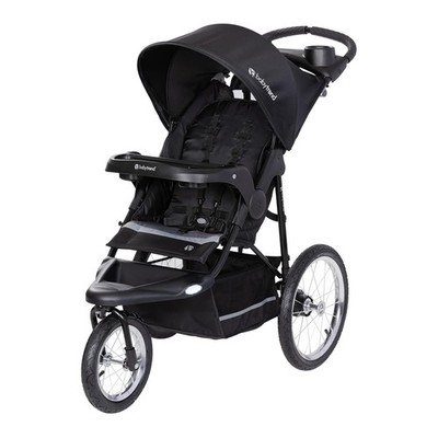 Jogging Stroller with Adjustable Canopy - Dash Black