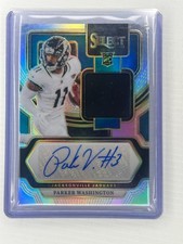 2023 Panini Select- Parker Washington #RSM-PWA, RPA /199, Jaguars