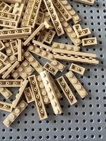 LEGO Tan Plate 1x2-1x12 3023 3623 3710 3666 3460 4477 60479 2420 Bulk Lot 285