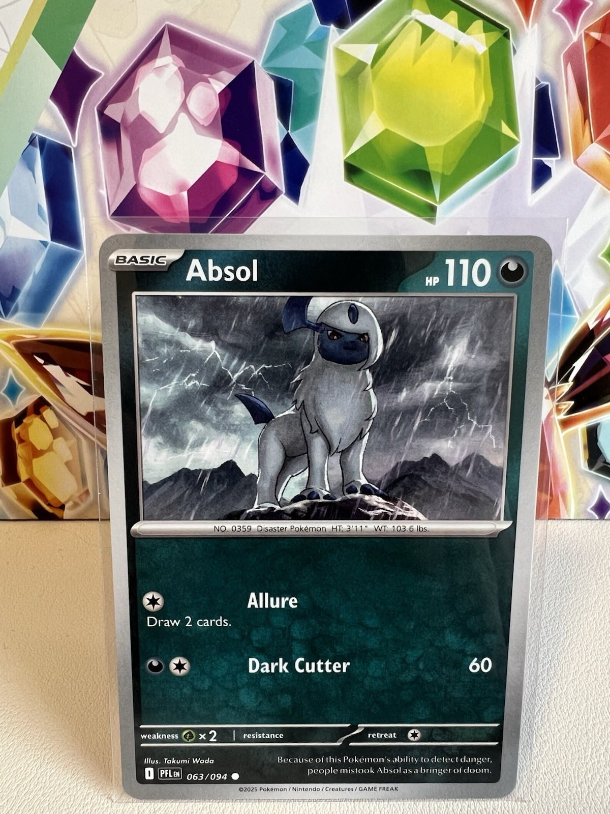 Absol 063/094 Common Regular - Pokemon TCG Phantasmal Flames - NM