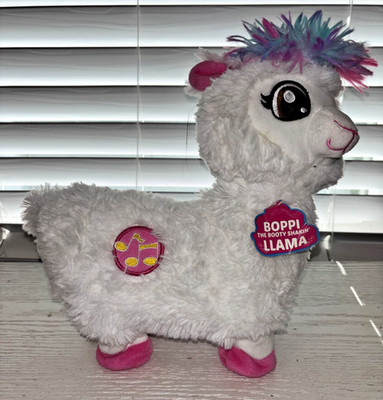 White BOPPI THE BOOTIE SHAKIN LLAMA  PETS ALIVE MADE BY ZURU Dancing Tested Work