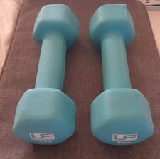 2kg Neoprene Dumbbells Hand Weights Pair Set for Home Gym Fitness Exercise Blue