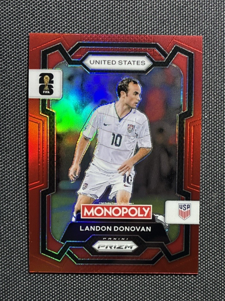 2026 Panini Prizm Monopoly FIFA World Cup Landon Donovan #48 Red