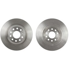 2x ABAKUS Bremsscheiben hinten passend für Audi A6 Avant 4F5 C6 4F2