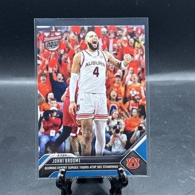 2024 Topps Now Bowman U Johni Broome  Effort Puts Auburn Atop SEC  Blue #25/49