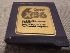 Vintage Rare Cyrix 6x86L-PR200 GP  CPU 150MHz 2.8V Used