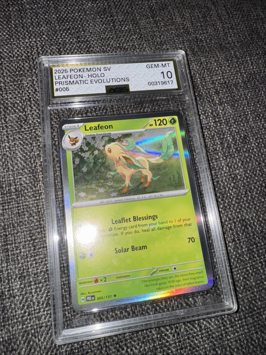 Leafeon 005/131 Prismatic Evolutions Holo for sale online | eBay