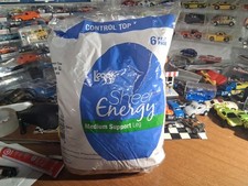 LEGGS SHEER ENERGY MED.Support Pantyhose Control Top 6 Pairs Queen Nude 65410