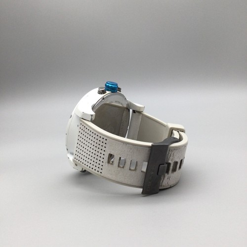 Diesel Mr. Daddy Watch Men 57mm DZ-7419 Chronograph Silver Tone Date New Battery - Picture 6 of 15