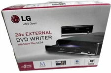 LG DVD Writer Rewriter Super Multi External 24x M-DISC™ Silent Play DVDR