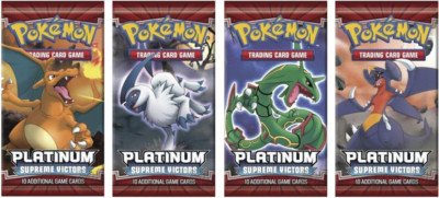 2009 Pokemon Card Game (TCG) - Platinum Supreme Victors - Empty Booster Wrappers
