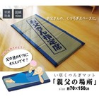 IKEHIKO Tatami Mattress Japanese rush grass 70×150cm Foldable Bed Futon blue