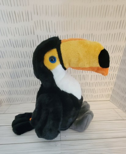 Ganz Webkinz Toco Toucan Plush Stuffed Animal HM223 Black NO CODE 8" - Picture 3 of 4