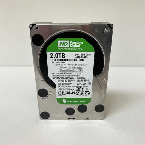 Western Digital 3.5" 2TB HDD SATA III Desktop Internal Hard Drive (WD20EADS)