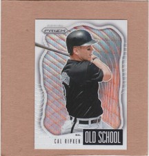 2021 Panini Prizm Old School Silver Prizm Cal Ripken Jr Cal Ripken #OS-9 HOF