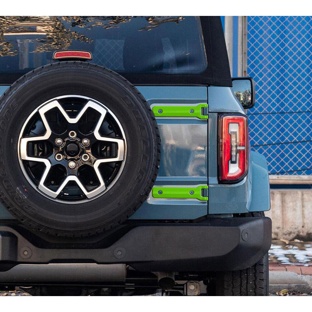 Exterior Rear Tailgate Door Hinge Cover Trim For Ford Bronco 2021-23 Light Green