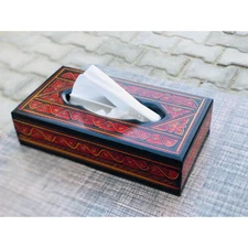 Wooden tissue box - Traditional style Wooden tissue box