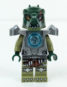 LEGO Legends Chima Cragger Heavy Armor Minifigure Crocodile Tribe loc063
