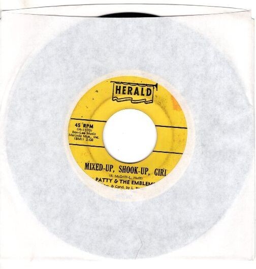 Patty & The Emblems - Mixed Up Shook Up Girl / Ordinary Guy
