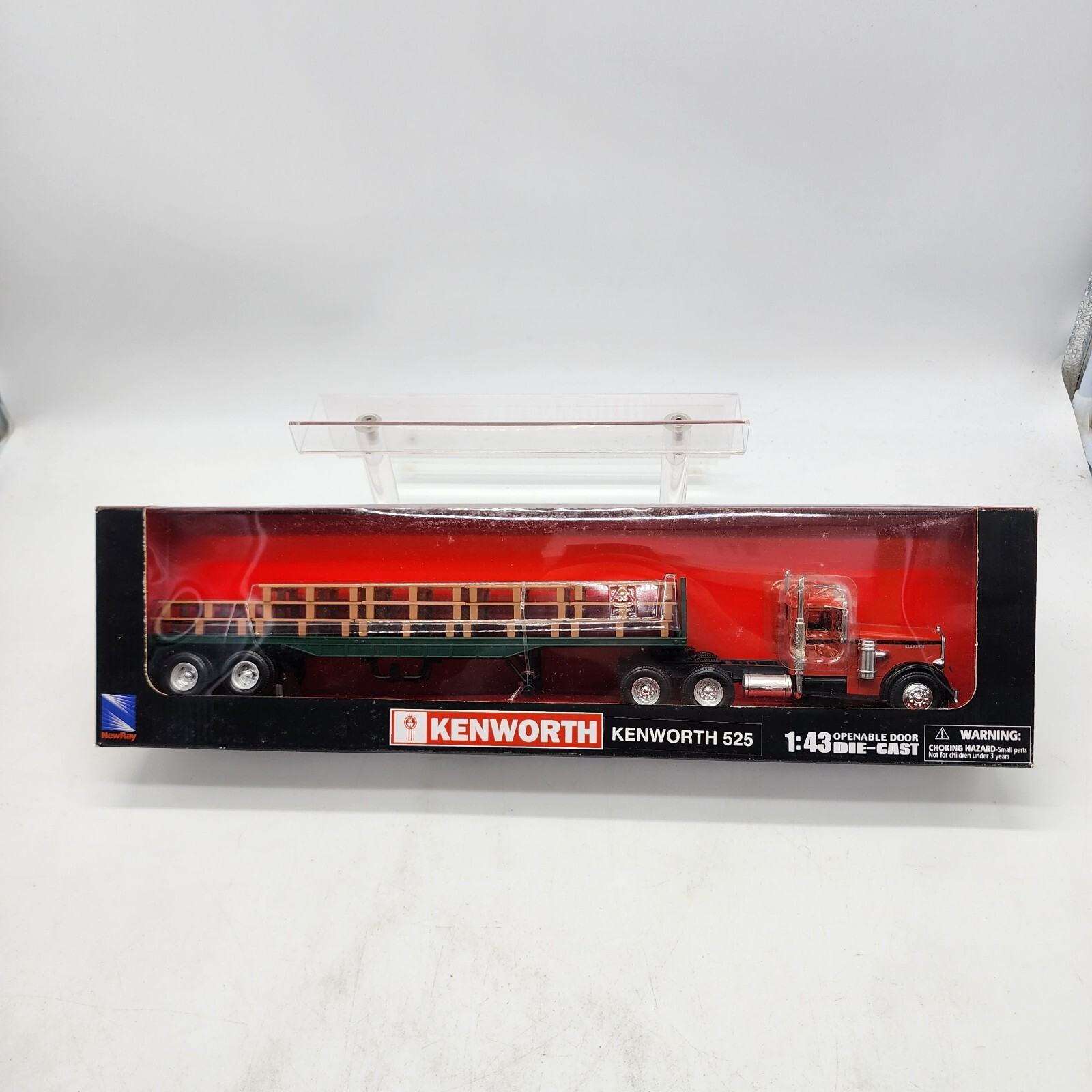 New-Ray 1:43 Kenworth #525 Long Hauler Tractor Trailer - New In Box(2002) Shippd