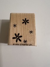 Stampin Up Flower Stamp 2005 Rubber Stamp