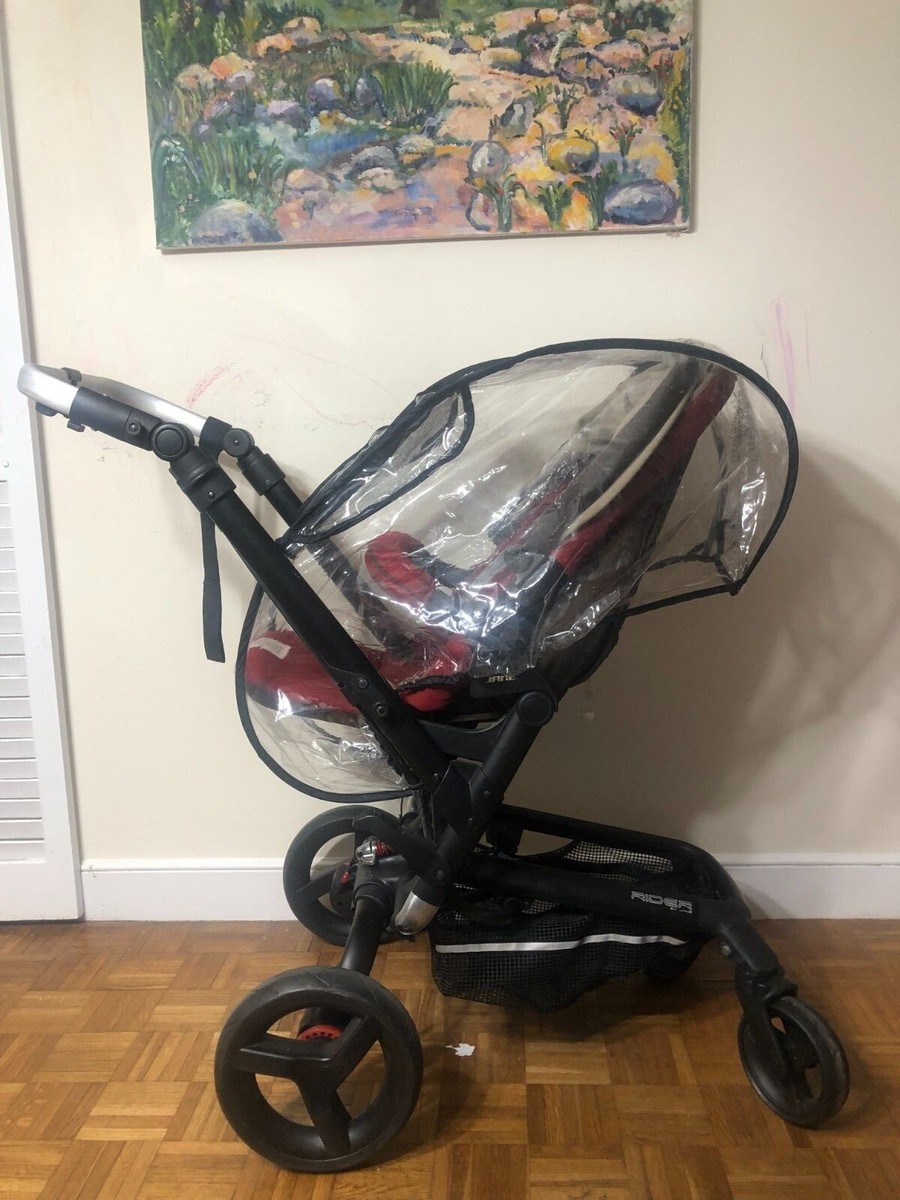 Jane Rider Premium Stroller Used With Bassinett Carry Cot