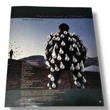 1988 Pink Floyd Live Delicate Sound of Thunder Original Vintage Print Ad