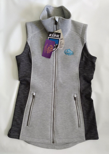 NWT Kuhl Kestre Full Zip Vest Womens Size XS Gray Official Licensed Breeders Cup - Picture 2 of 13