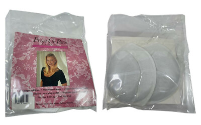 Allary White Push Up Pads Bra Enhancers