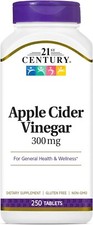 Capsulas De Vinagre De Sidra De Manzana  300 Mg  250 Unidades  Supplement...